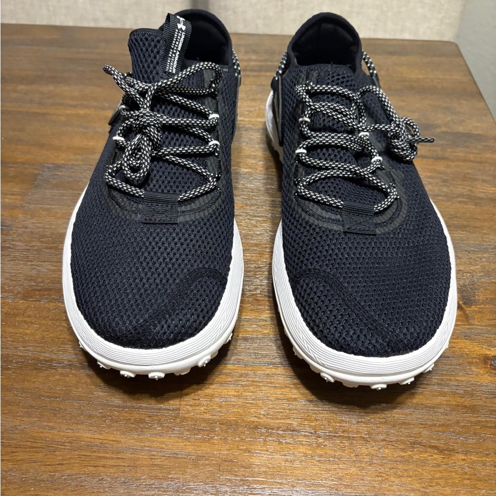 Under Armour Black and White Athletic Shoes